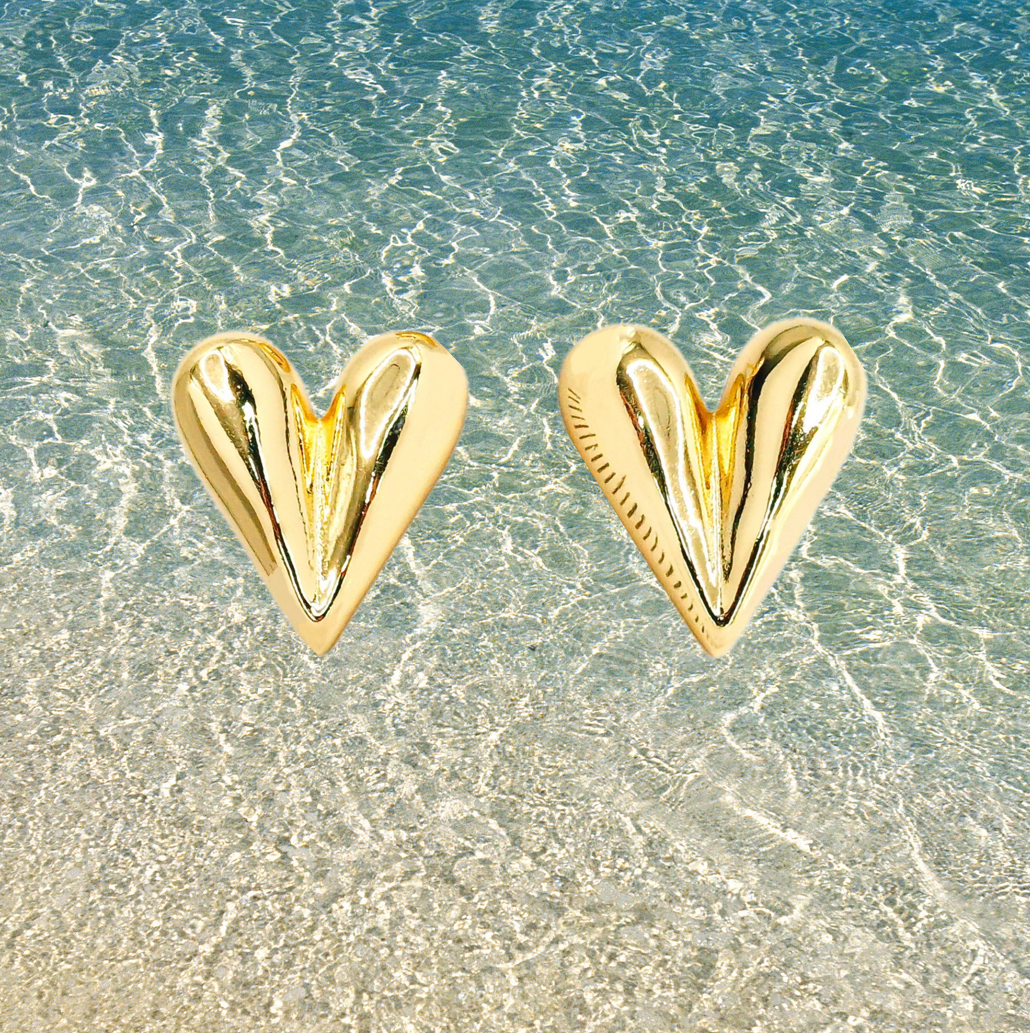 Corazon Dorado Earrings